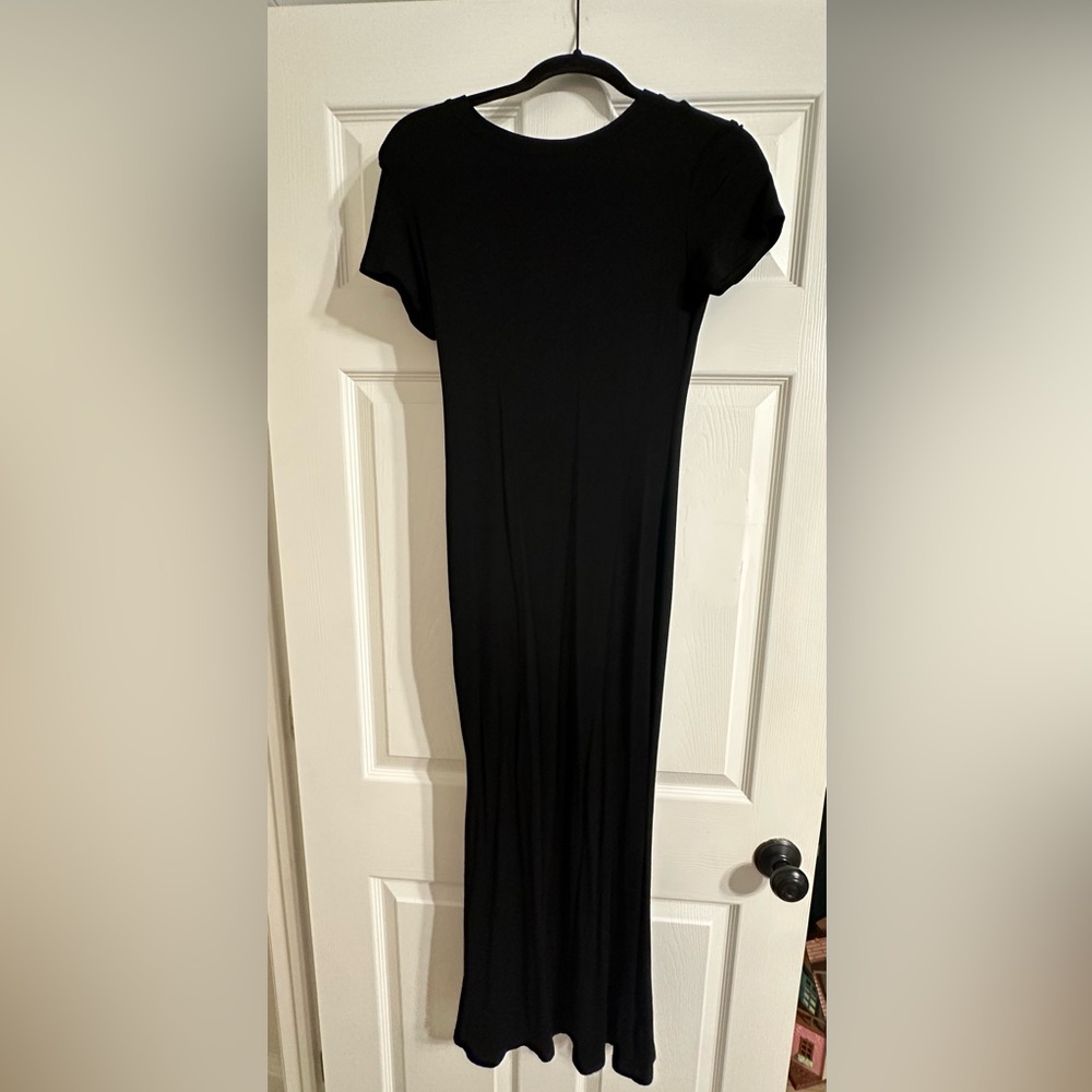 Elegant Black Women's Knit Bodycon Dress NWOT